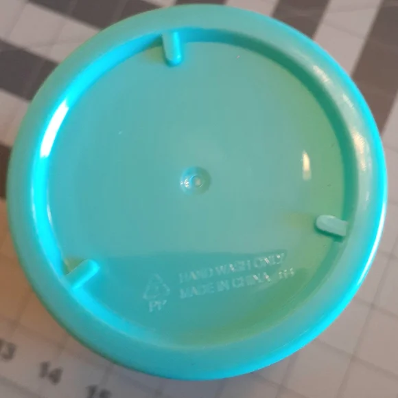 GROOVY GLAM Turquoise Blue Day of the Dead Sugar Skull Travel Tumbler with Lid - Picture 4 of 6